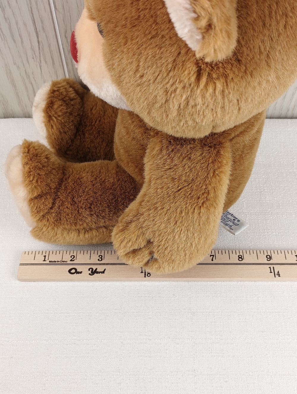 VTG Gerber Presious 12" teddy bear stuffed Animal plush Brown soft - Picture 15 of 16